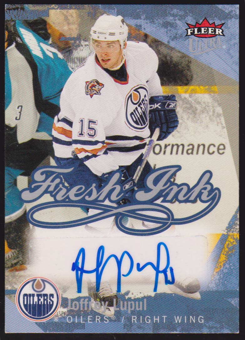 2007-08 Ultra Fresh Ink #FIJL Joffrey Lupul AUTO (image for) 2007-08 Ultra Fresh Ink #FIJL Joffrey Lupul AUTO
