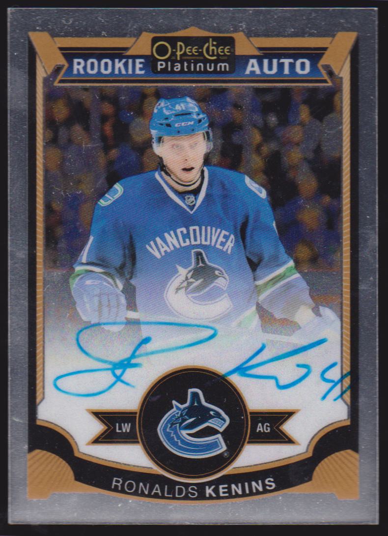 (image for) 2015-16 O-Pee-Chee Platinum #177 Ronalds Kenins AUTO RC
