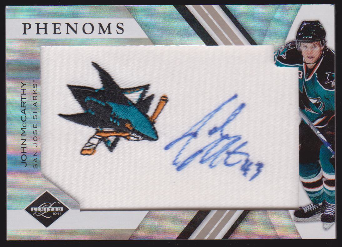 2010-11 Limited #188 John McCarthy AUTO RC 095/299 (image for) 2010-11 Limited #188 John McCarthy AUTO RC 095/299