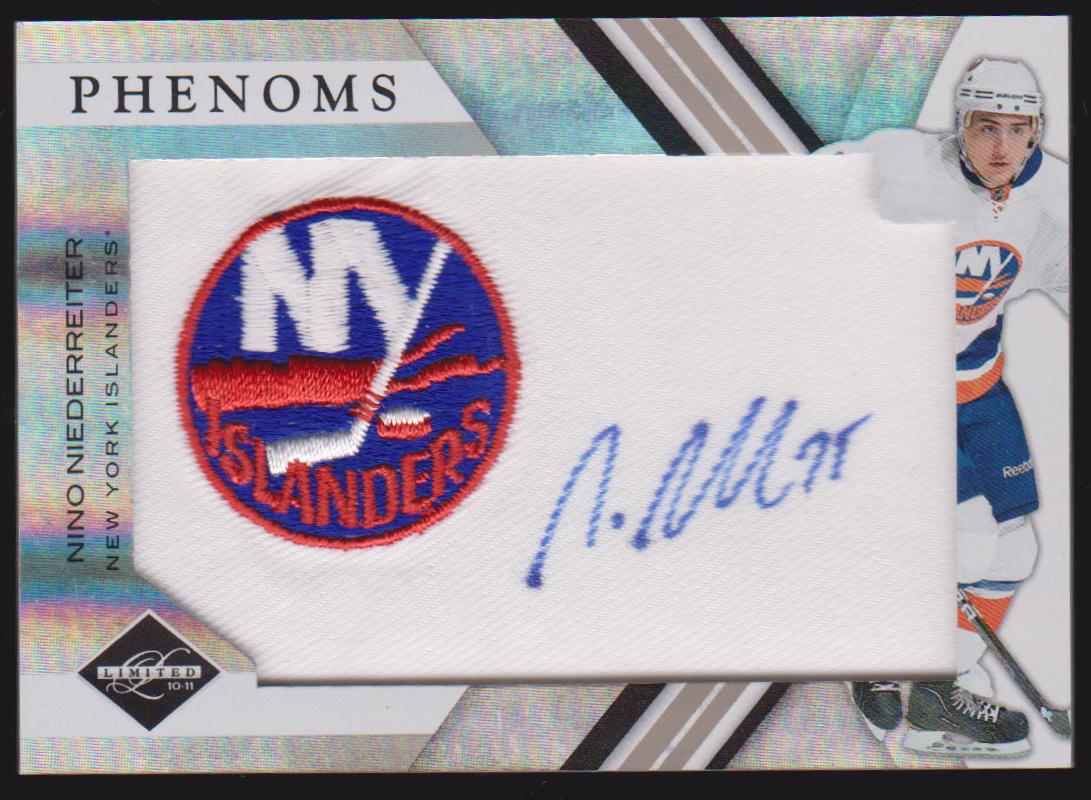 2010-11 Limited #211 Nino Niederreiter AUTO RC 148/299 (image for) 2010-11 Limited #211 Nino Niederreiter AUTO RC 148/299