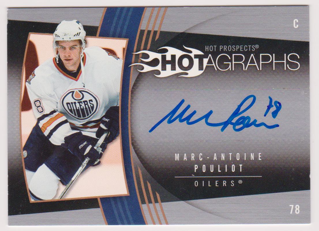 2006-07 Hot Prospects Hotagraphs #HMP Marc-Antoine Pouliot - RC Year (image for) 2006-07 Hot Prospects Hotagraphs #HMP Marc-Antoine Pouliot - RC Year