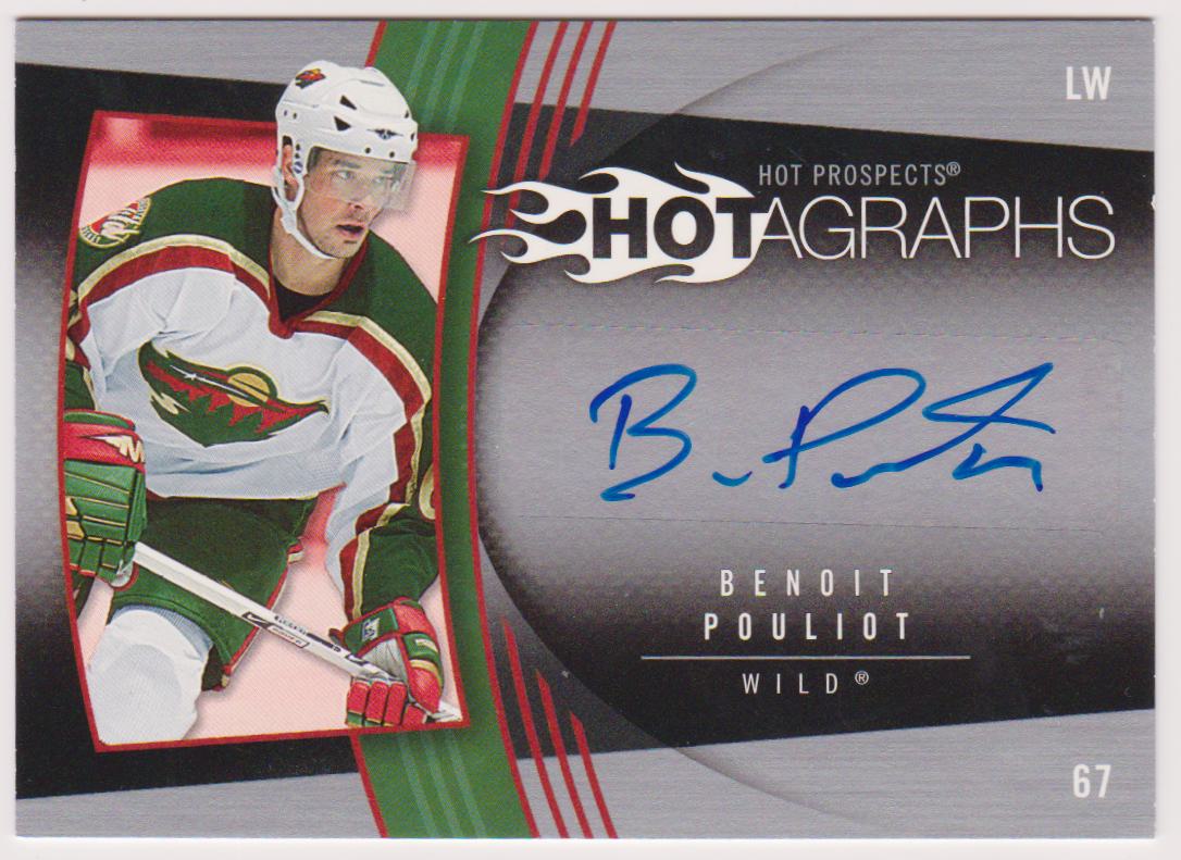 (image for) 2006-07 Hot Prospects Hotagraphs #HBP Benoit Pouliot - RC Year