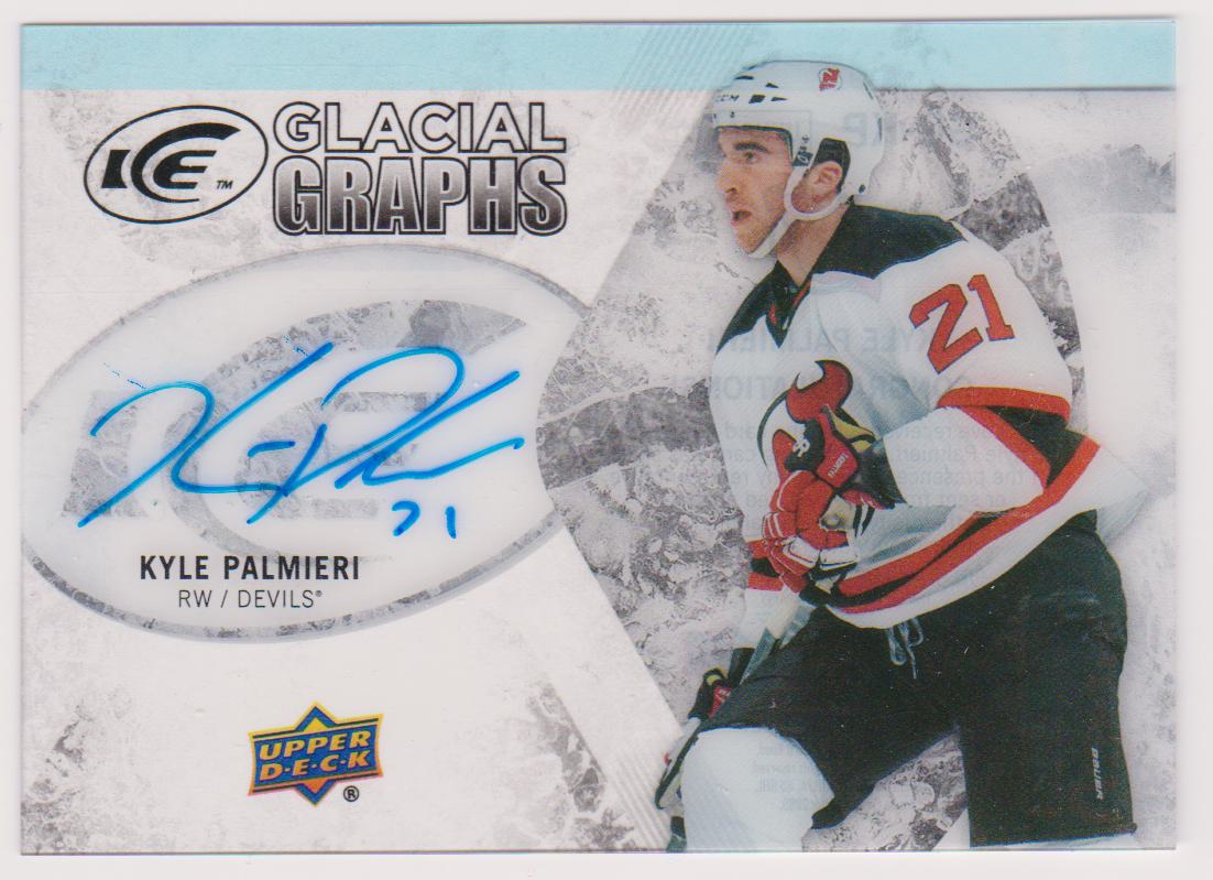 (image for) 2016-17 Upper Deck Ice Glacial Graphs #GGKP Kyle Palmieri - AUTO