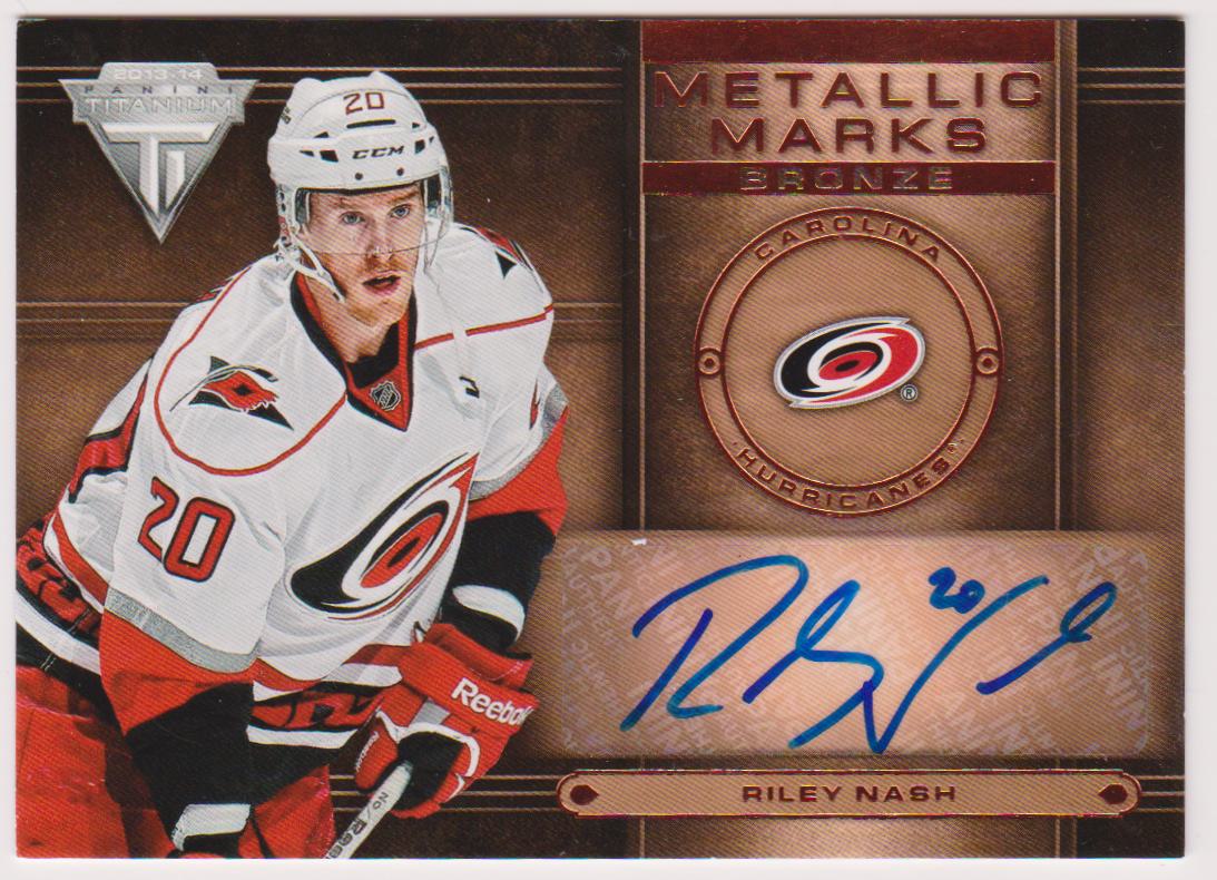 (image for) 2013-14 Panini Titanium Metallic Marks #MM45 Riley Nash
