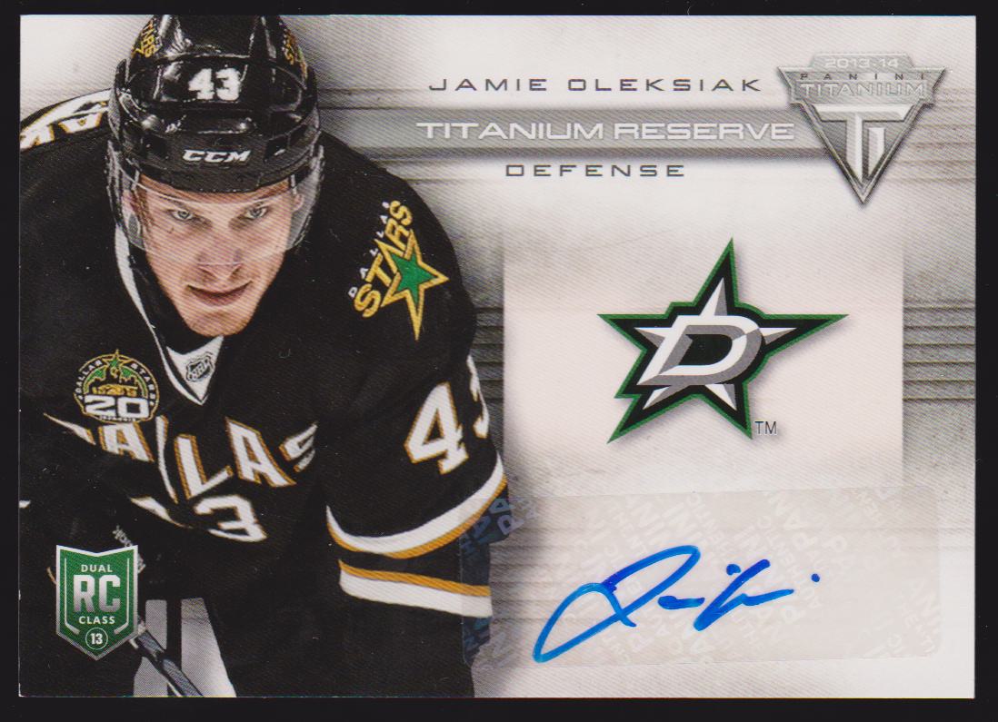 (image for) 2013-14 Panini Titanium Reserve Autographs #TRJO Jamie Oleksiak -RC Year