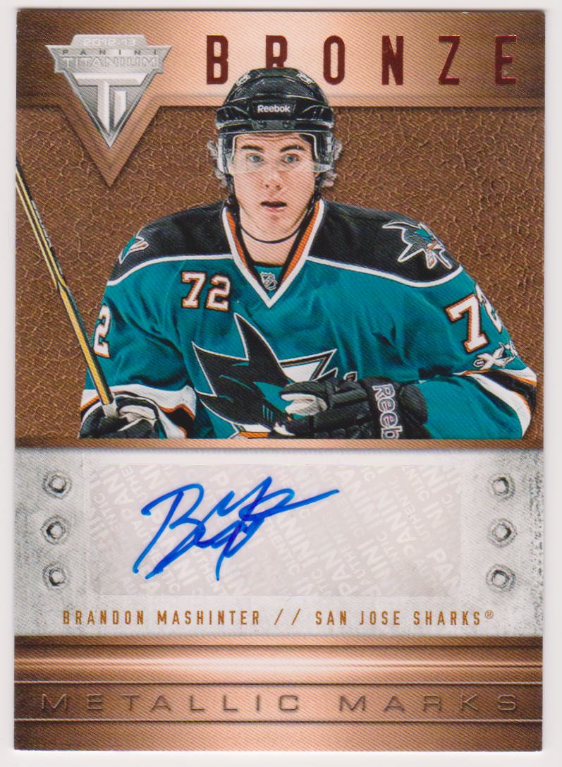 (image for) 2012-13 Panini Titanium Metallic Marks #4 Brandon Mashinter - AUTO