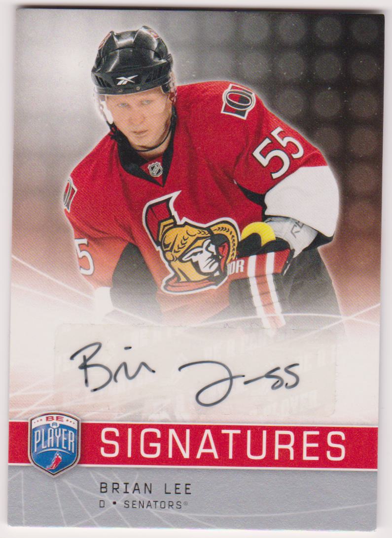 2008-09 Be A Player Signatures #SBL Brian Lee - RC Year (image for) 2008-09 Be A Player Signatures #SBL Brian Lee - RC Year