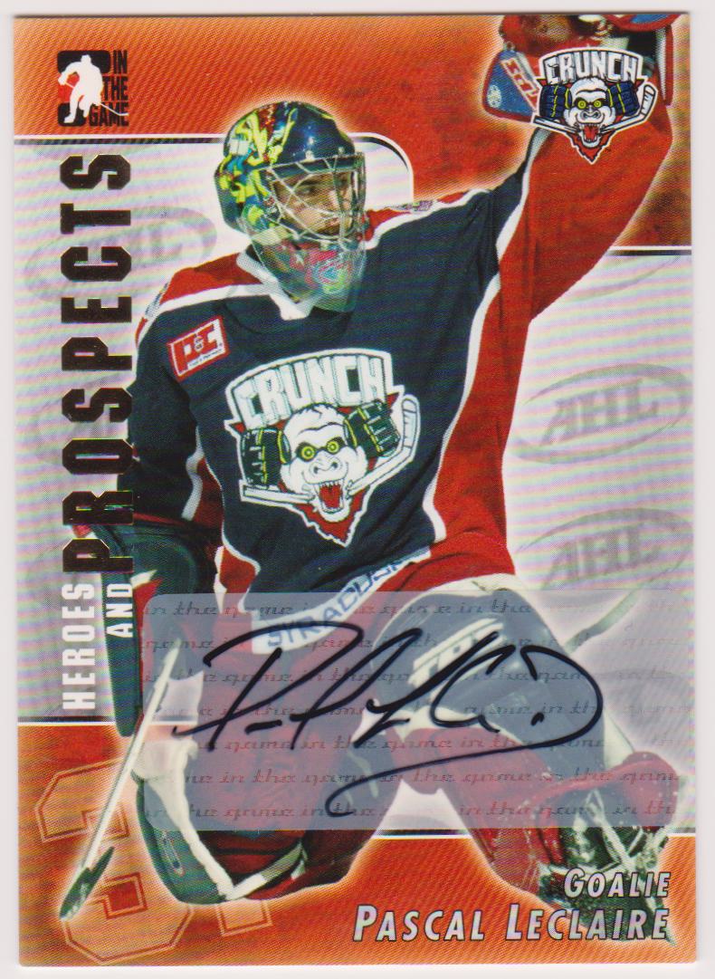 (image for) 2004-05 ITG Heroes and Prospects Autographs #PL Pascal Leclaire XRC