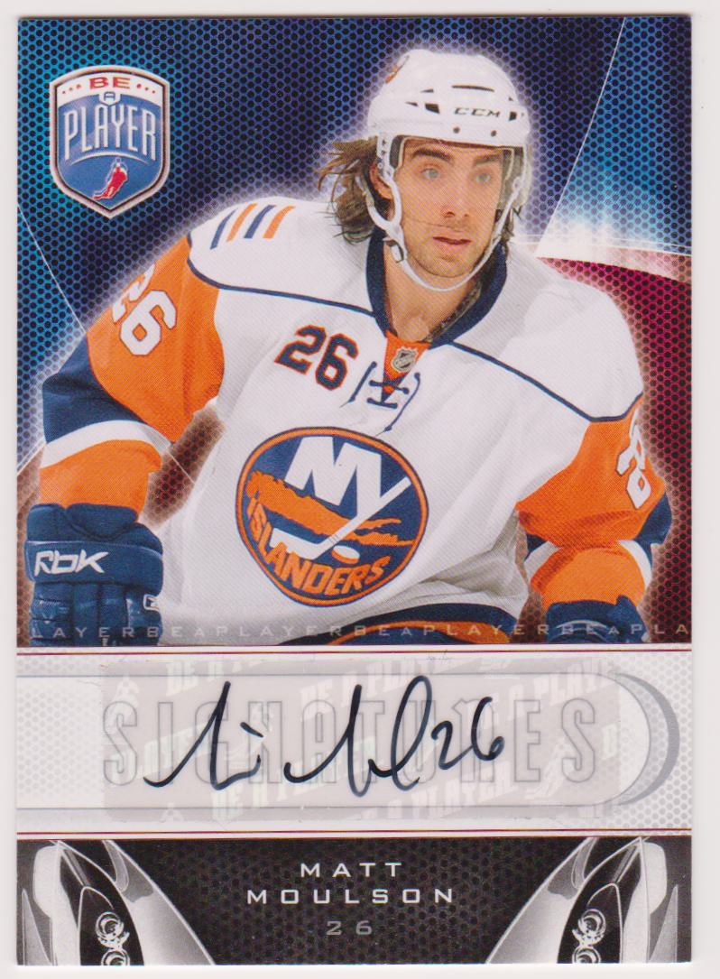 2009-10 Be A Player Signatures #SMN Matt Moulson AUTO (image for) 2009-10 Be A Player Signatures #SMN Matt Moulson AUTO