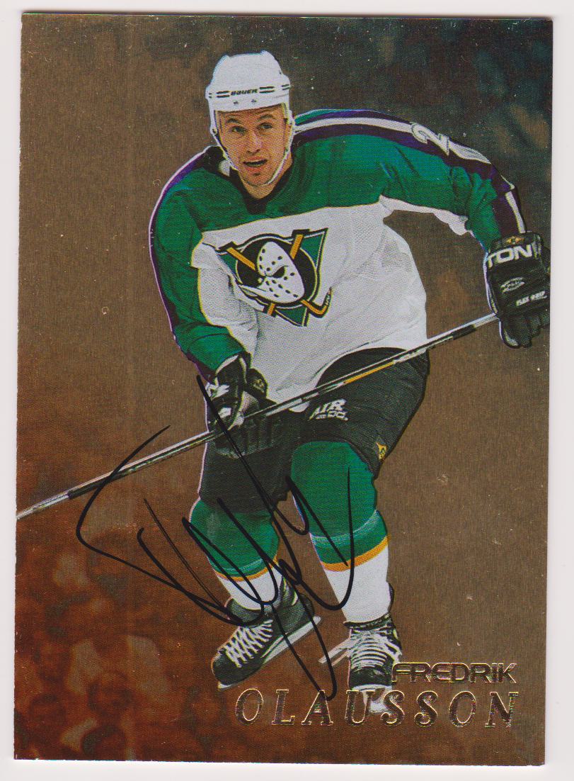 (image for) 1998-99 Be A Player Autographs Gold #154 Fredrik Olausson