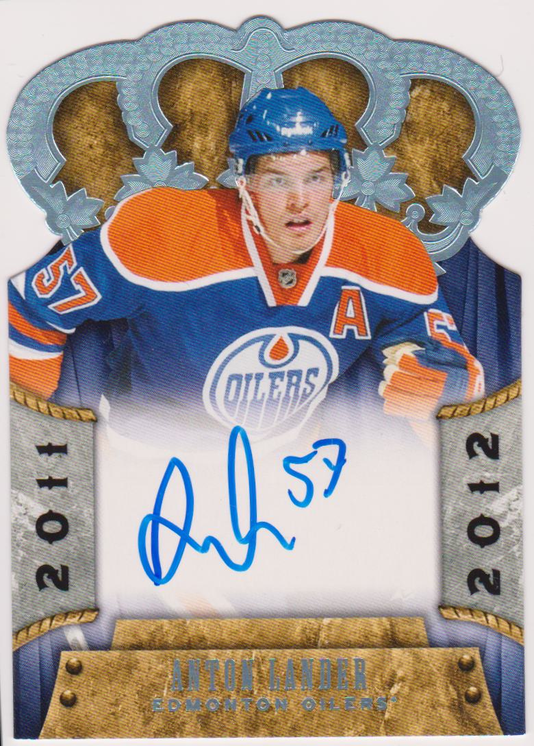 2011-12 Crown Royale #143 Anton Lander AUTO RC (image for) 2011-12 Crown Royale #143 Anton Lander AUTO RC