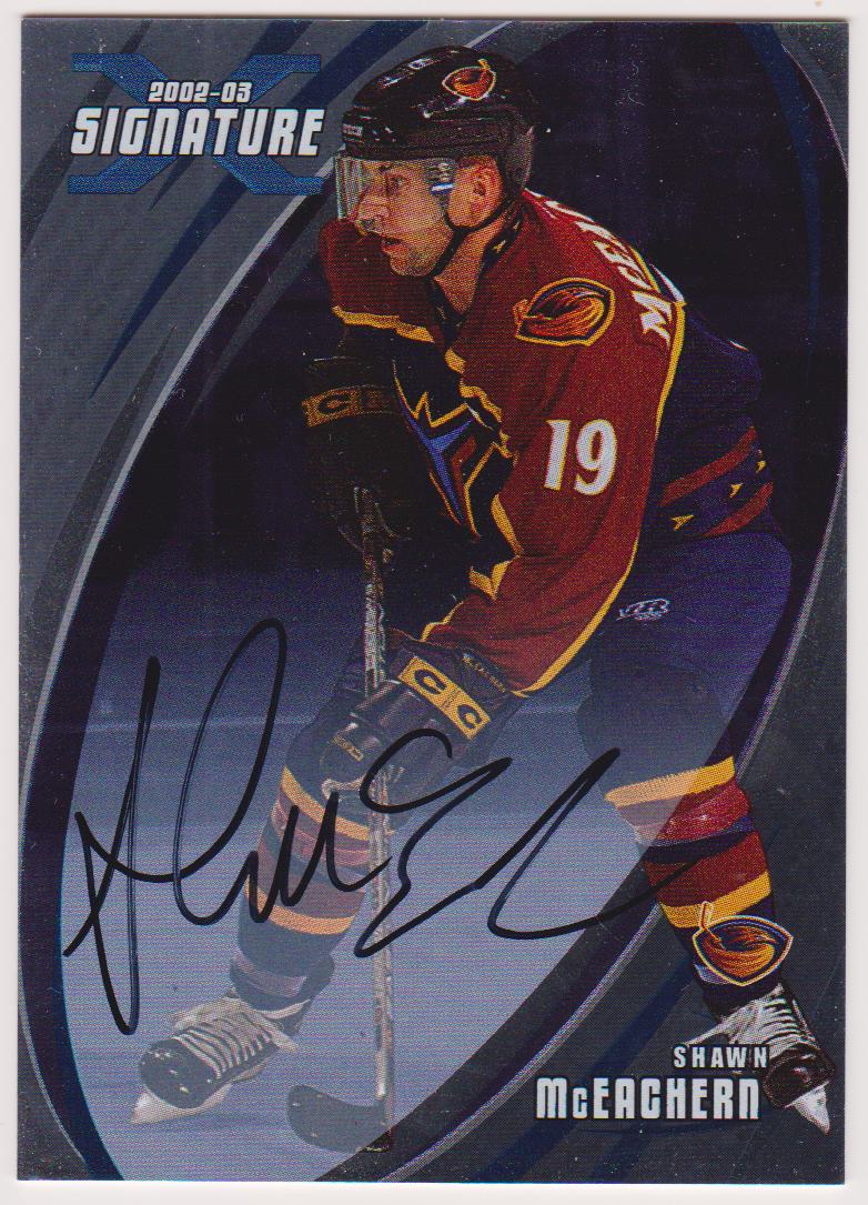 (image for) 2002-03 BAP Signature Series Autographs #79 Shawn McEachern
