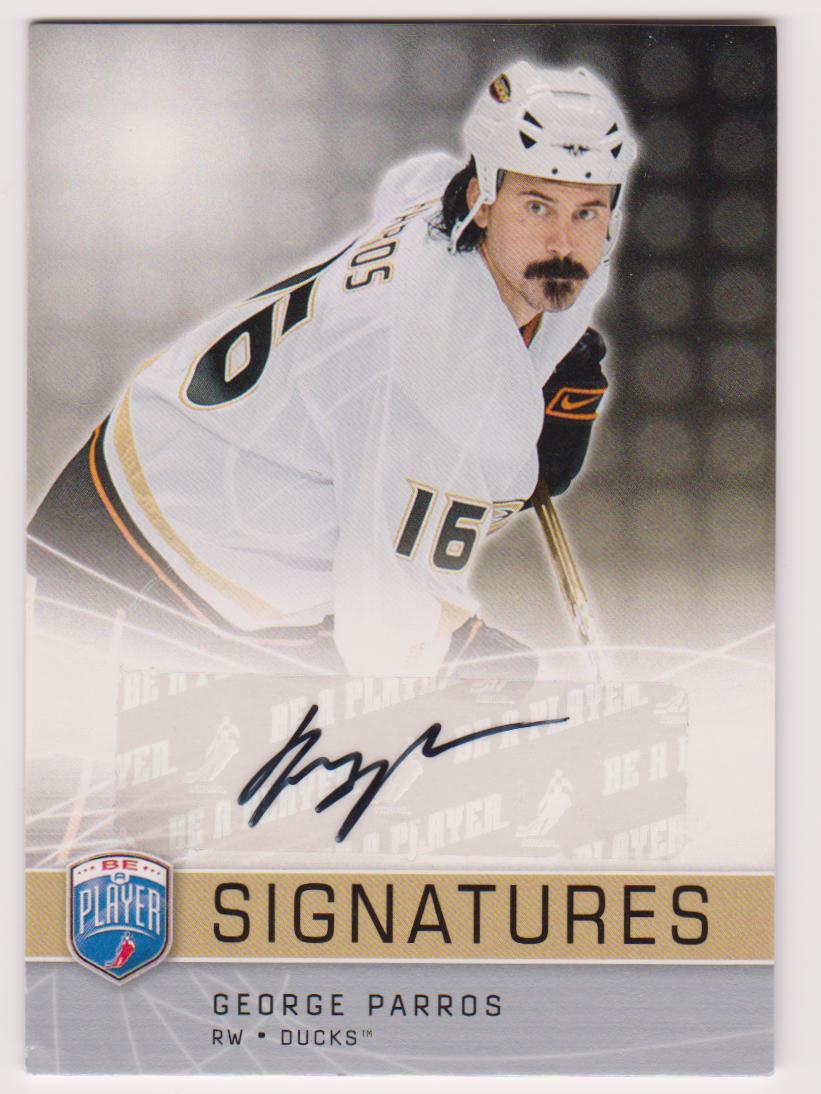 (image for) 2008-09 Be A Player Signatures #SGP George Parros