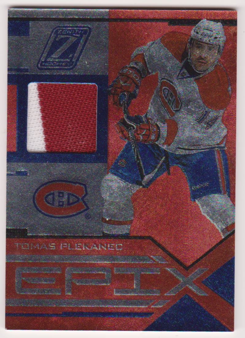 2010-11 Zenith Epix Materials #17 Tomas Plekanec 018/100 (image for) 2010-11 Zenith Epix Materials #17 Tomas Plekanec 018/100