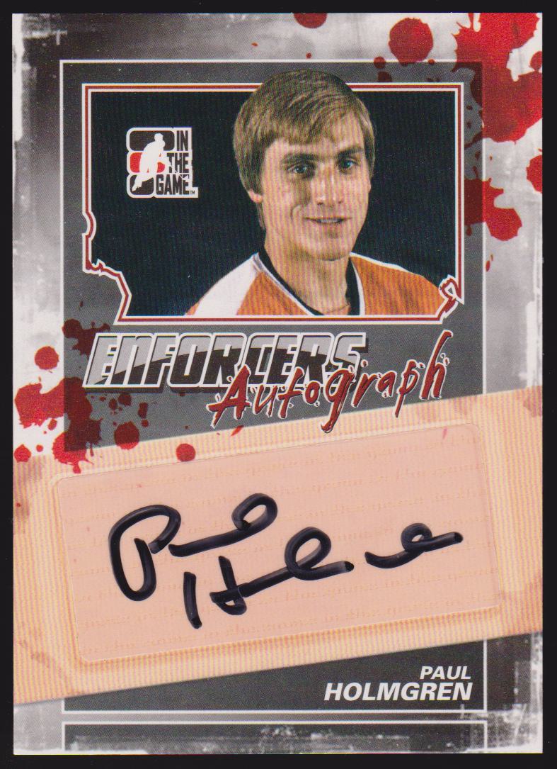 2011-12 ITG Enforcers Autographs #APH Paul Holmgren (image for) 2011-12 ITG Enforcers Autographs #APH Paul Holmgren