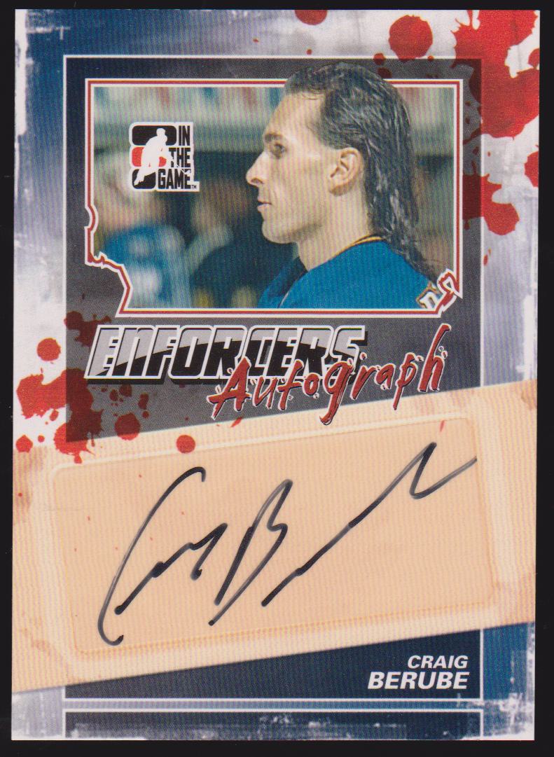 2011-12 ITG Enforcers Autographs #ACBE Craig Berube (image for) 2011-12 ITG Enforcers Autographs #ACBE Craig Berube