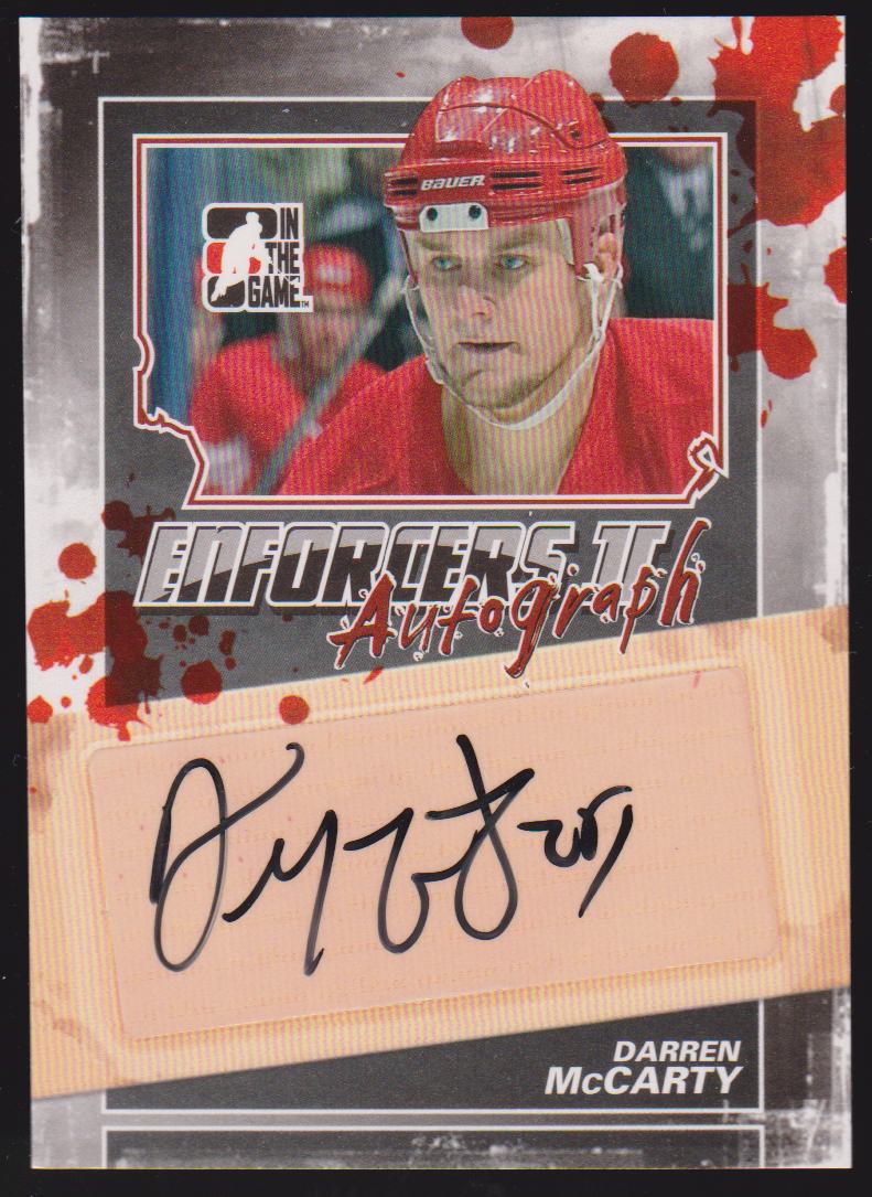 (image for) 2013-14 ITG Enforcers Autographs #ADM Darren McCarty