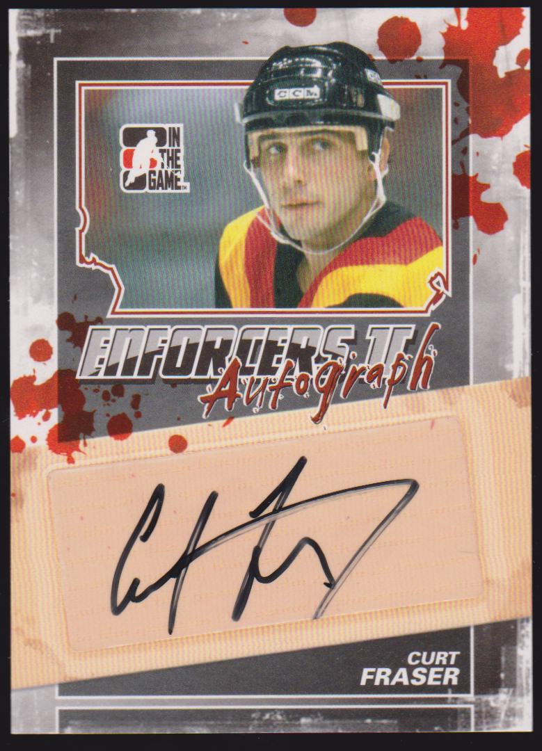 (image for) 2013-14 ITG Enforcers Autographs #ACF Curt Fraser