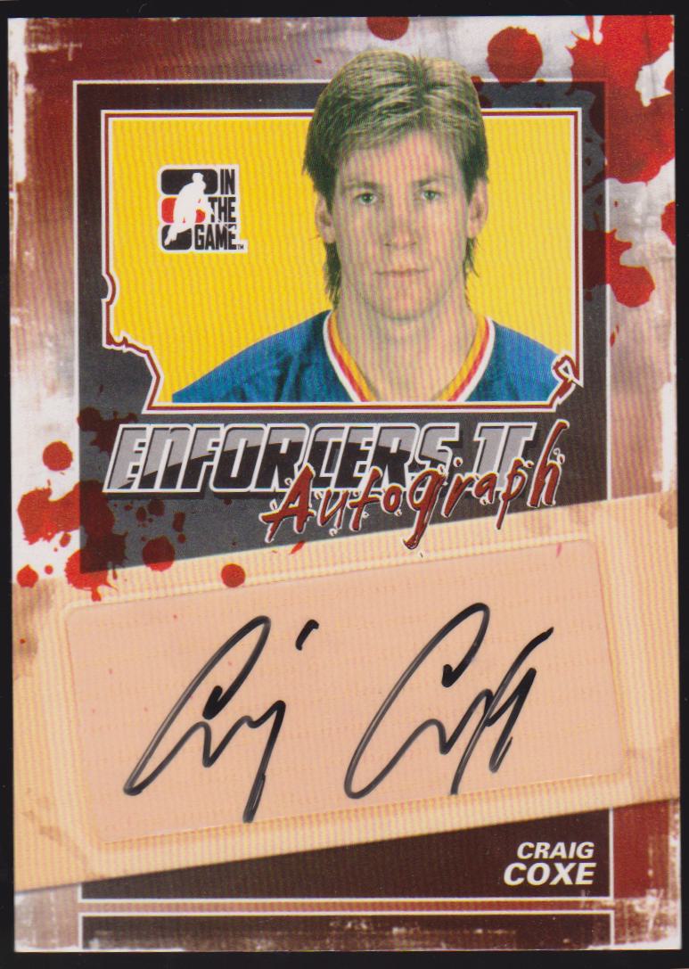(image for) 2013-14 ITG Enforcers Autographs #ACCO Craig Coxe
