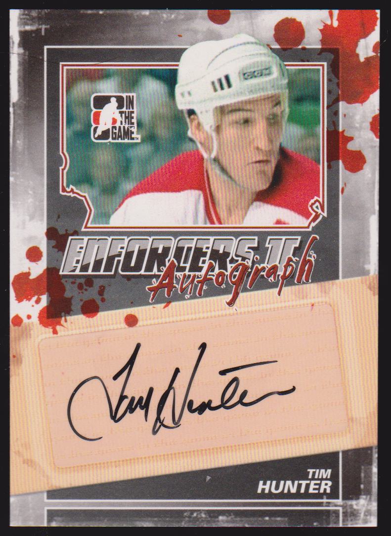(image for) 2013-14 ITG Enforcers Autographs #ATH Tim Hunter