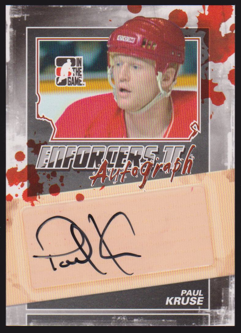 (image for) 2013-14 ITG Enforcers Autographs #APK Paul Kruse