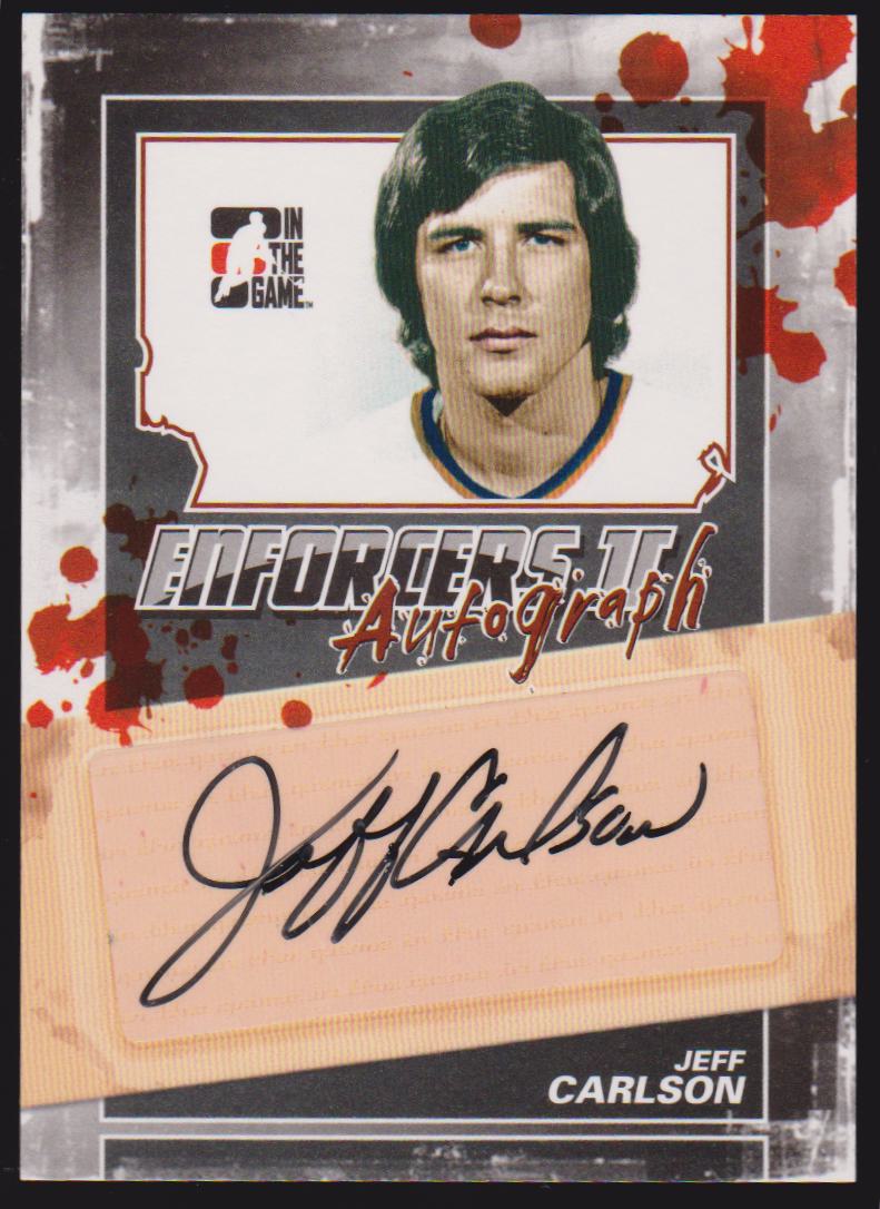 (image for) 2013-14 ITG Enforcers Autographs #AJCA Jeff Carlson