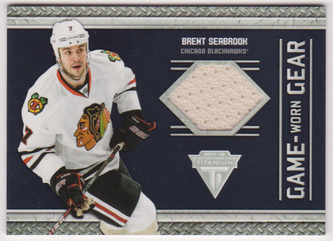 (image for) 2011-12 Panini Titanium Game Worn Gear #83 Brent Seabrook