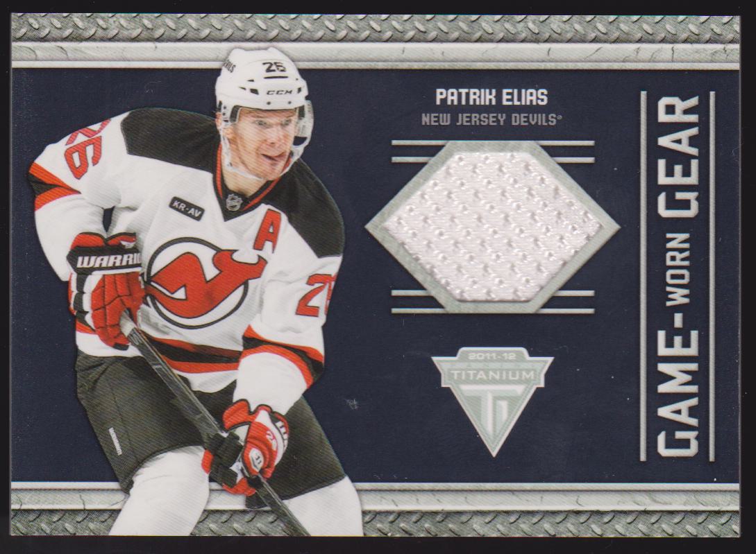 (image for) 2011-12 Panini Titanium Game Worn Gear #34 Patrik Elias
