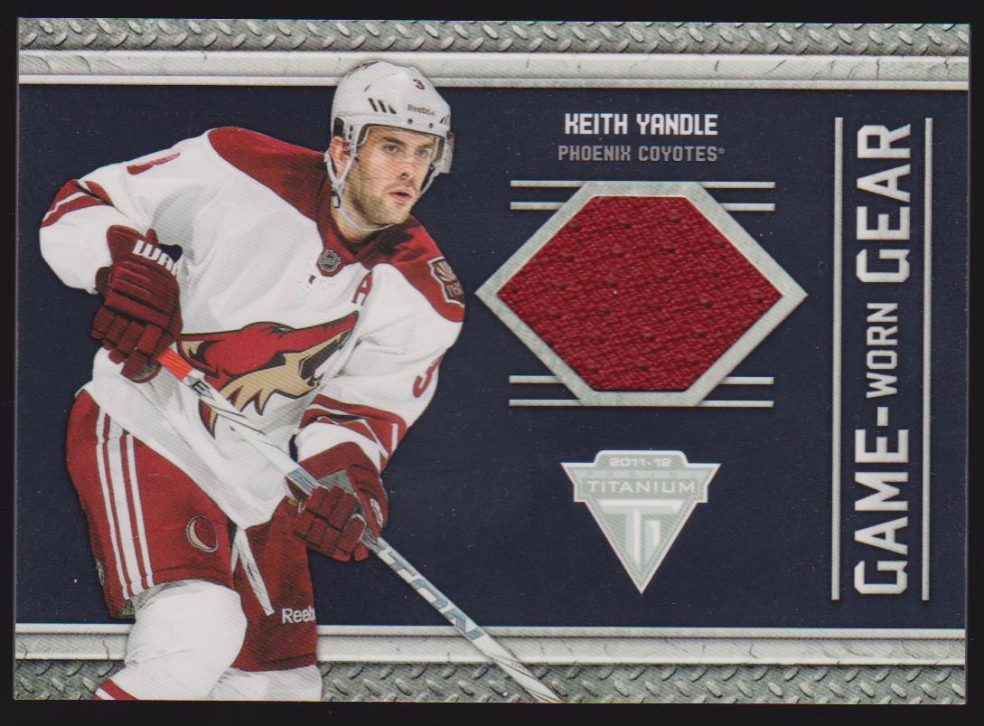 (image for) 2011-12 Panini Titanium Game Worn Gear #59 Keith Yandle