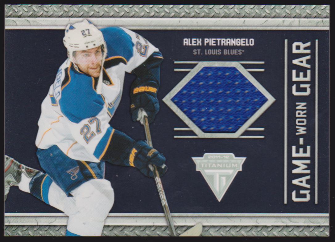 (image for) 2011-12 Panini Titanium Game Worn Gear #91 Alex Pietrangelo