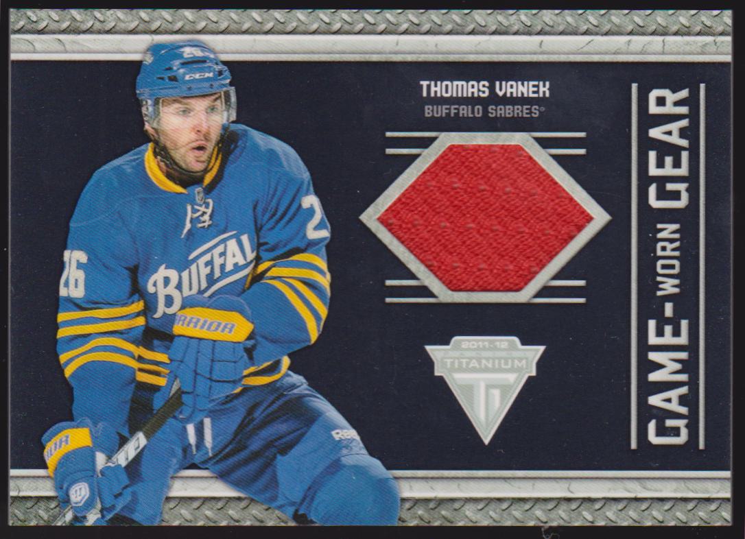 (image for) 2011-12 Panini Titanium Game Worn Gear #8 Thomas Vanek