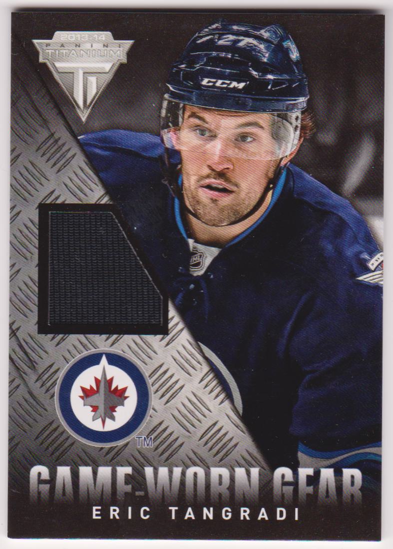 2013-14 Panini Titanium Game Worn Gear #GGET Eric Tangradi - Jerseys (image for) 2013-14 Panini Titanium Game Worn Gear #GGET Eric Tangradi - Jerseys