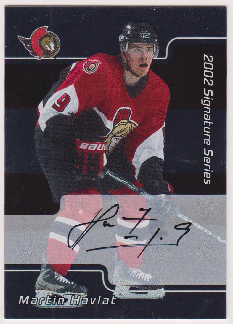 2001-02 BAP Signature Series Autographs #140 Martin Havlat (image for) 2001-02 BAP Signature Series Autographs #140 Martin Havlat
