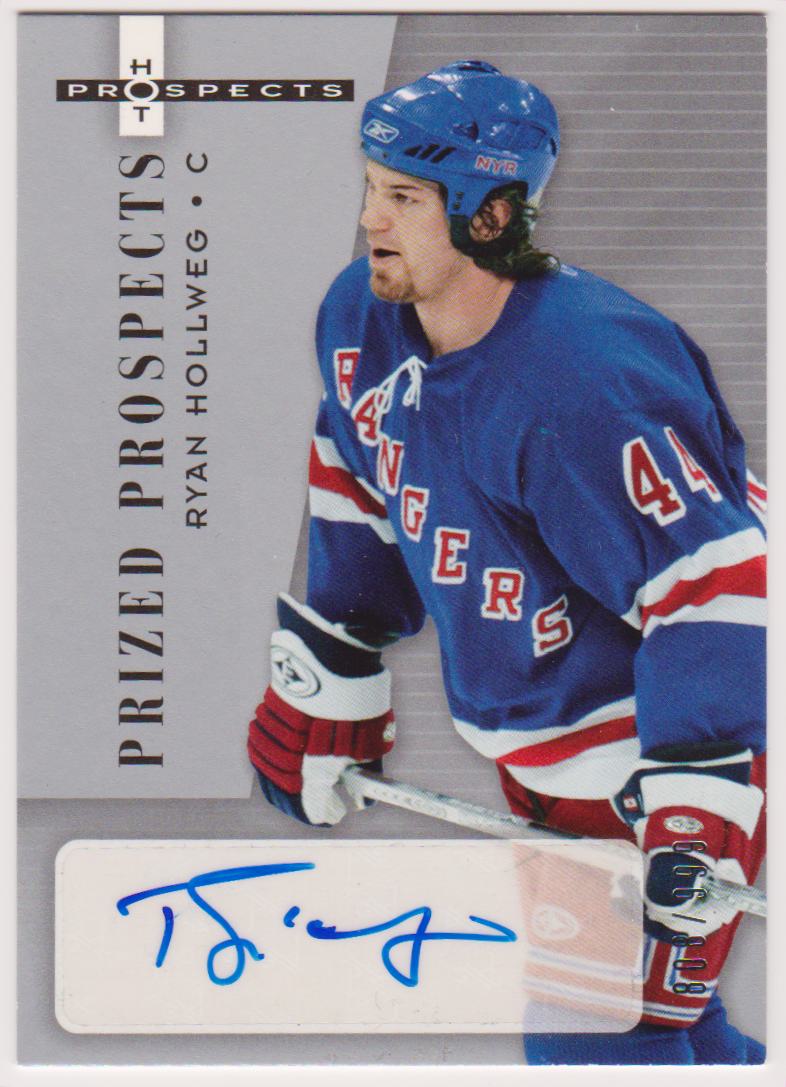 2005-06 Hot Prospects #206 Ryan Hollweg AUTO RC - 808/999 (image for) 2005-06 Hot Prospects #206 Ryan Hollweg AUTO RC - 808/999