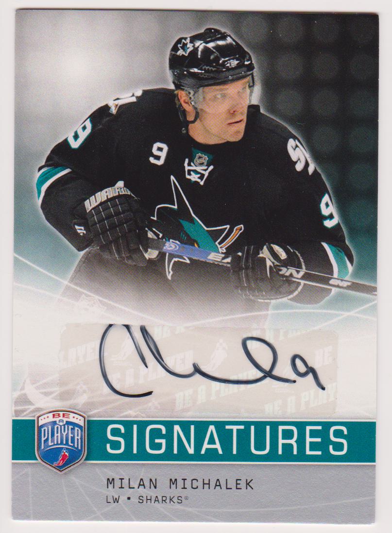(image for) 2008-09 Be A Player Signatures #SMM Milan Michalek