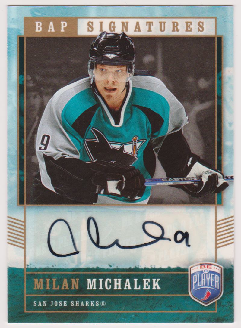 (image for) 2006-07 Be A Player Signatures #MI Milan Michalek