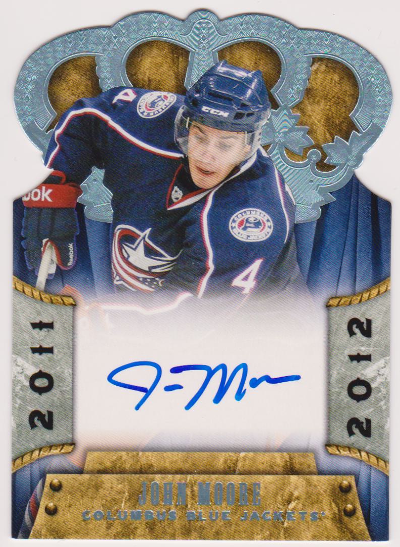 2011-12 Crown Royale #162 John Moore AUTO RC (image for) 2011-12 Crown Royale #162 John Moore AUTO RC