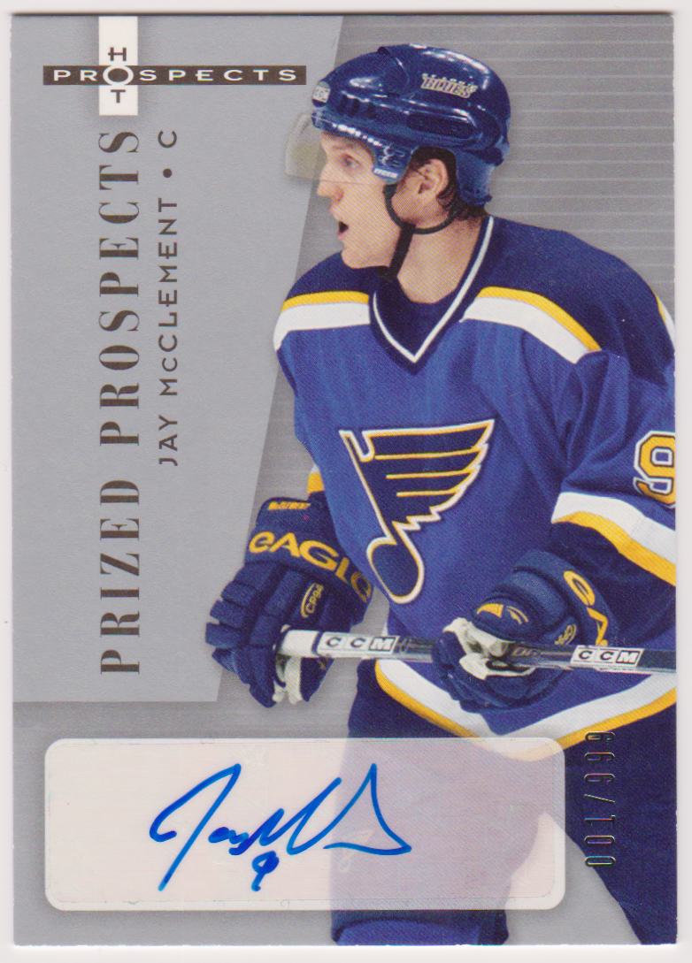 (image for) 2005-06 Hot Prospects #213 Jay McClement AUTO RC - 001/999