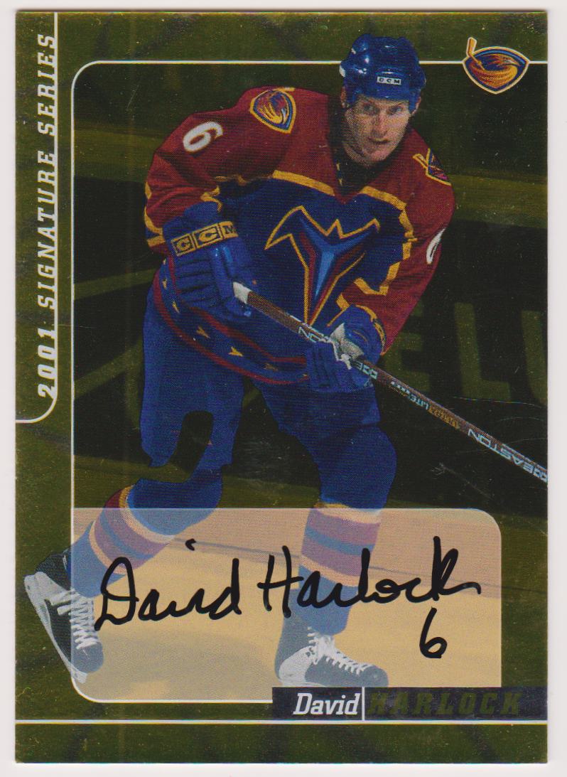 (image for) 2000-01 BAP Signature Series Autographs Gold #141 David Harlock