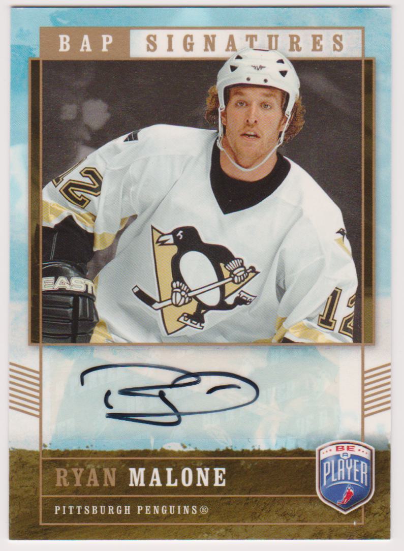 (image for) 2006-07 Be A Player Signatures #RM Ryan Malone