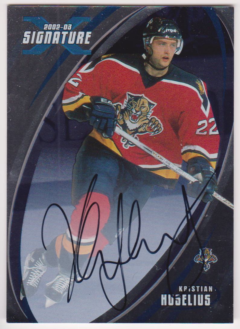 2002-03 BAP Signature Series Autographs #106 Kristian Huselius (image for) 2002-03 BAP Signature Series Autographs #106 Kristian Huselius
