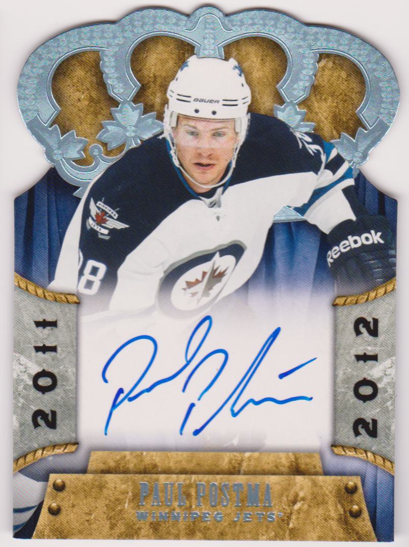 2011-12 Crown Royale #148 Paul Postma AUTO RC (image for) 2011-12 Crown Royale #148 Paul Postma AUTO RC