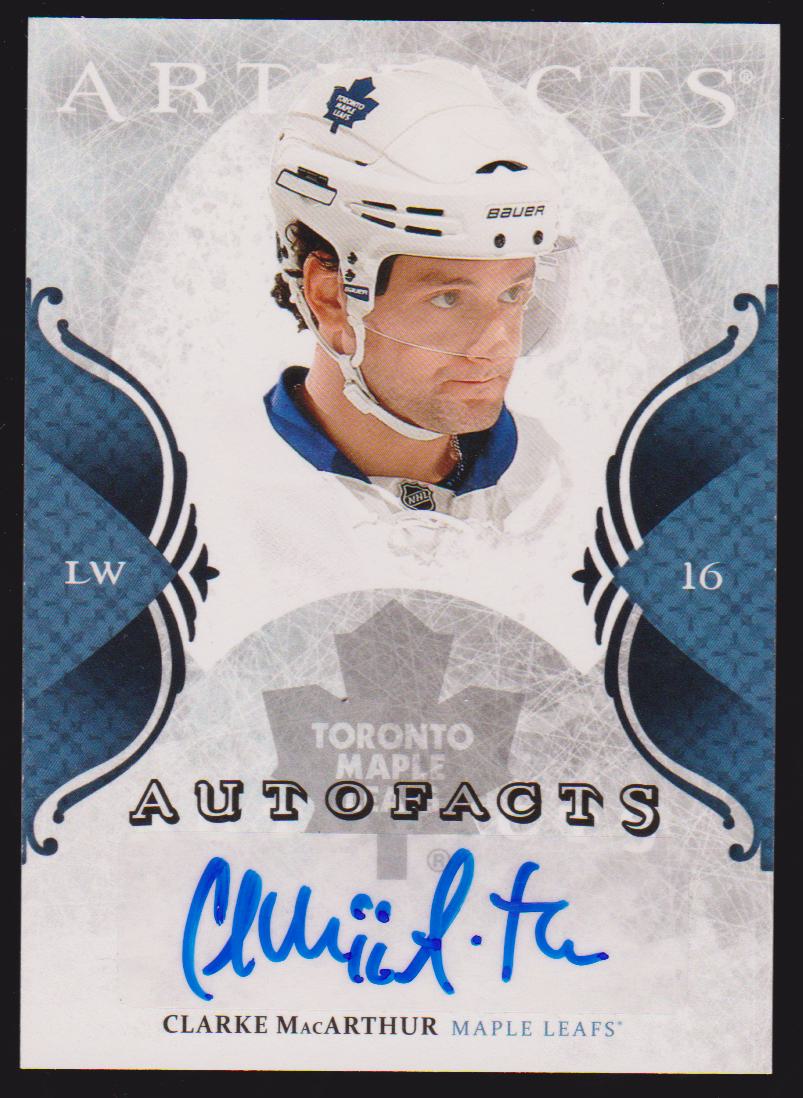 2011-12 Artifacts Autofacts #ACM Clarke MacArthur (image for) 2011-12 Artifacts Autofacts #ACM Clarke MacArthur