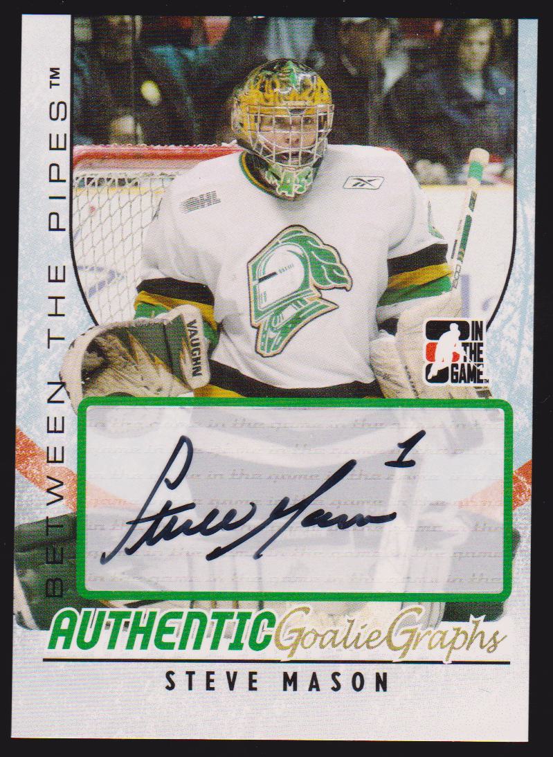 (image for) 2007-08 Between The Pipes Autographs #ASMA Steve Mason