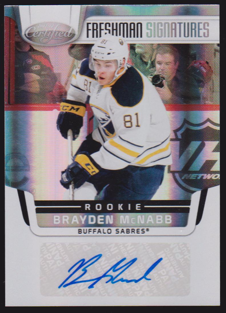 (image for) 2011-12 Certified #232 Brayden McNabb AUTO RC
