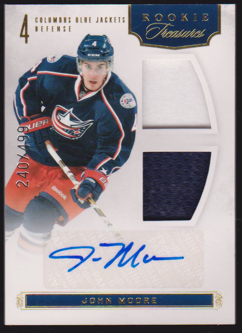 2011-12 Panini Rookie Anthology #152 John Moore RC AUTO 240/499 (image for) 2011-12 Panini Rookie Anthology #152 John Moore RC AUTO 240/499