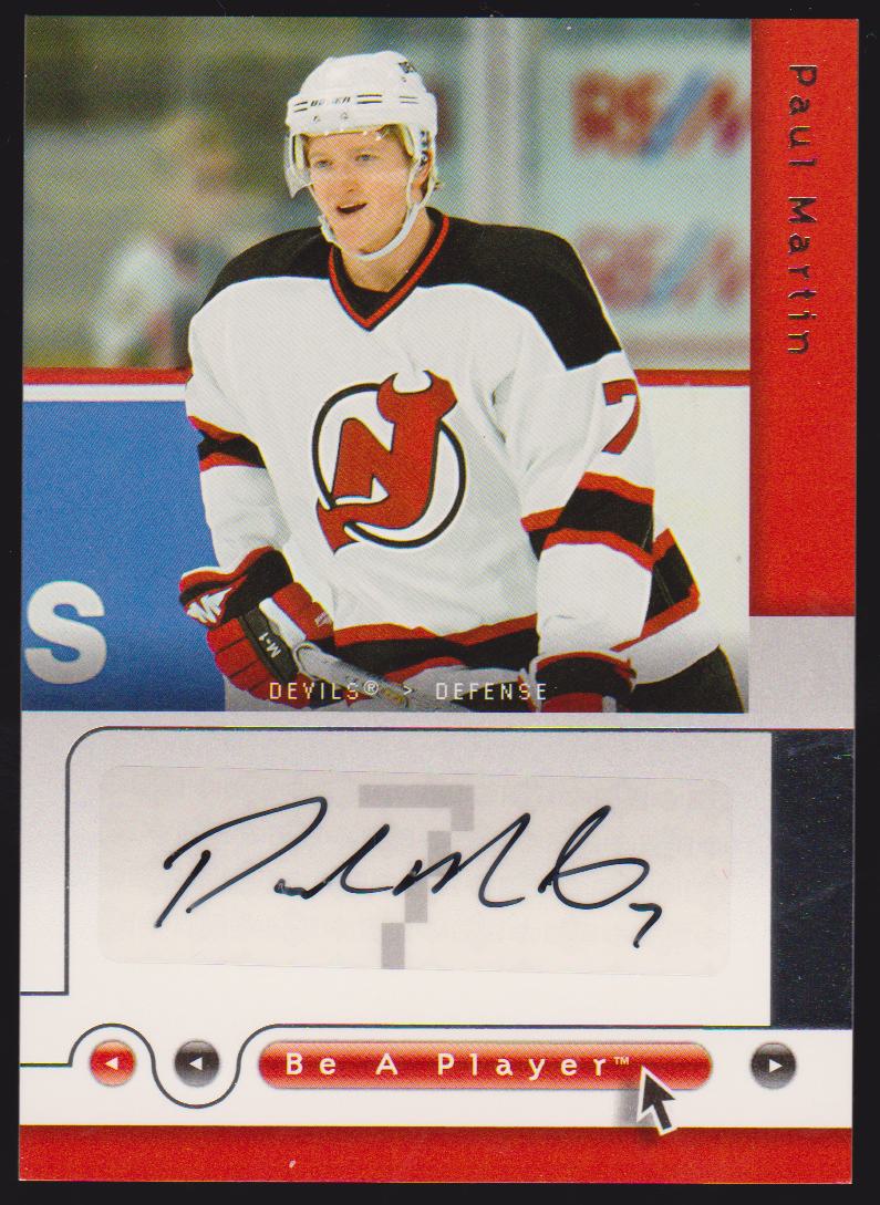 2005-06 Be A Player Signatures #PA Paul Martin AUTO (image for) 2005-06 Be A Player Signatures #PA Paul Martin AUTO