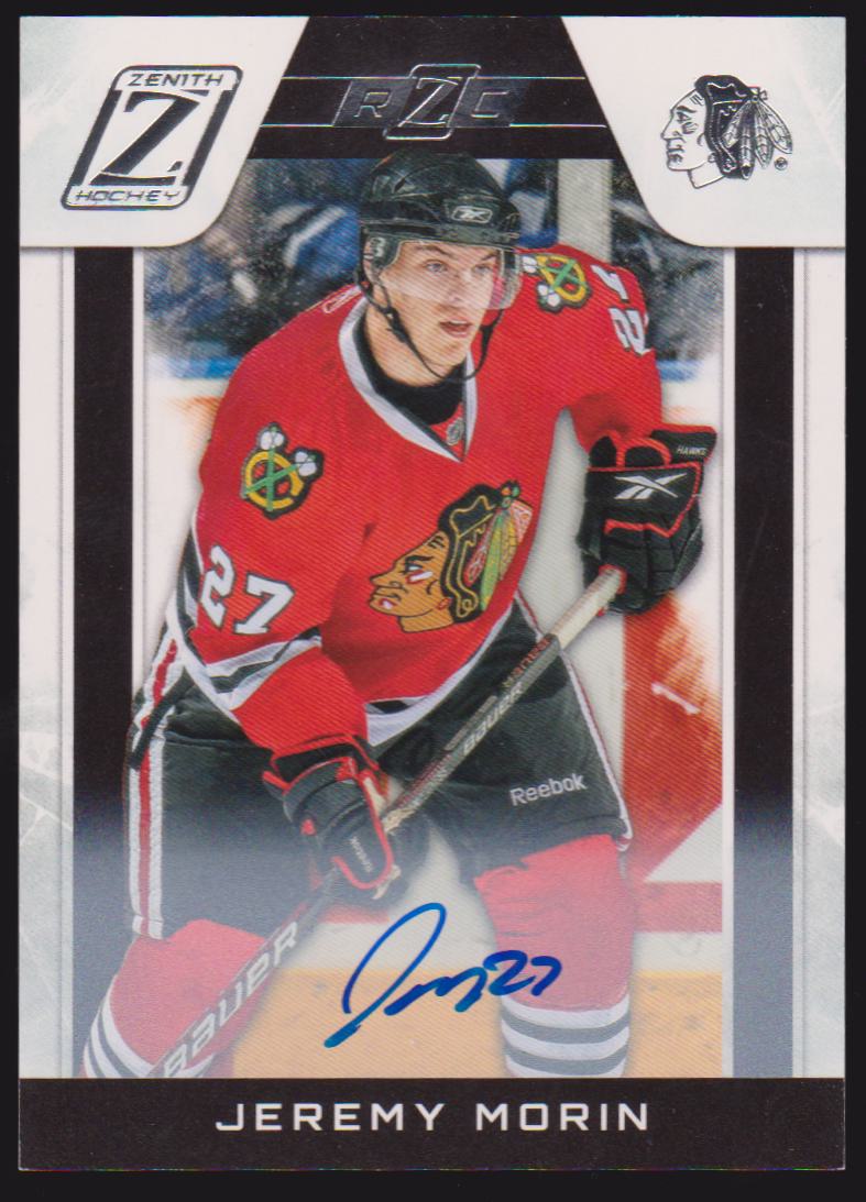 (image for) 2010-11 Zenith #203 Jeremy Morin AUTO RC 854/999