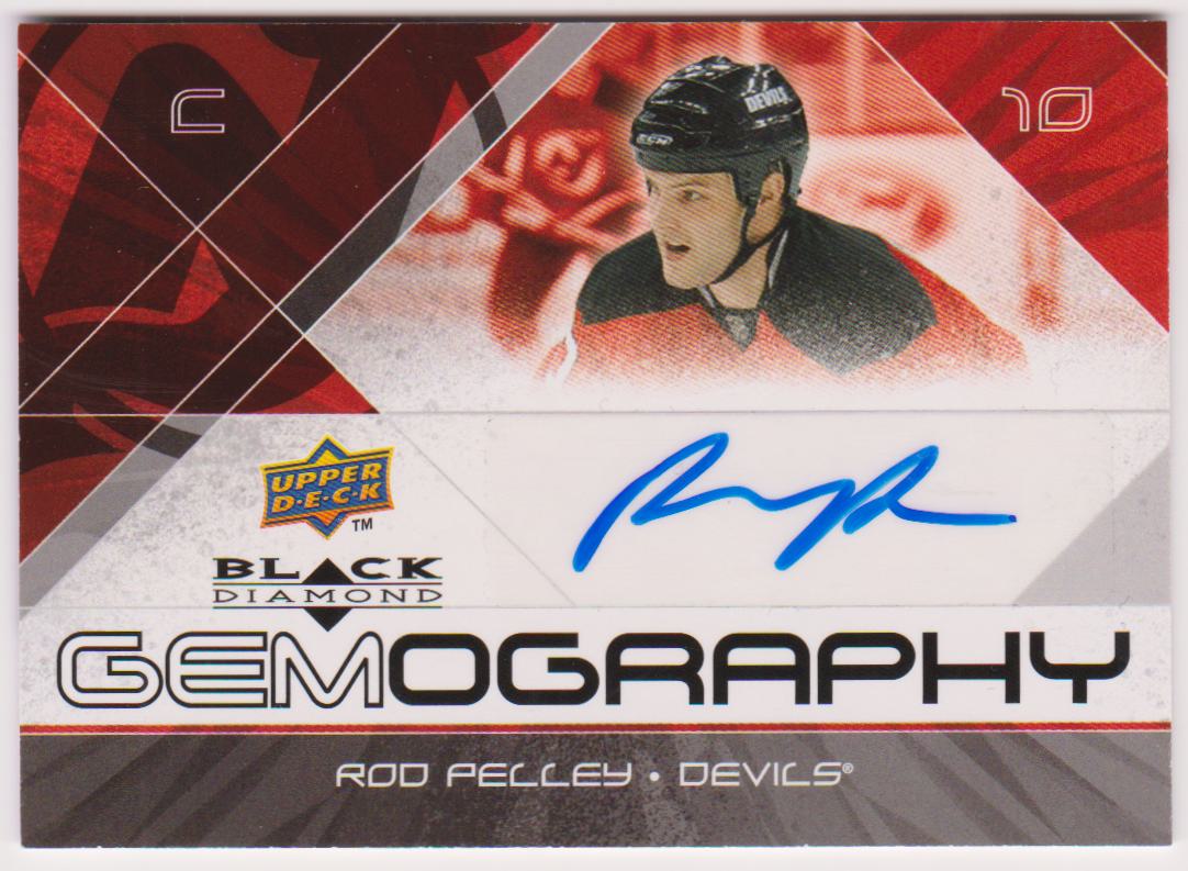 2008-09 Black Diamond Gemography #GPE Rod Pelley AUTO (image for) 2008-09 Black Diamond Gemography #GPE Rod Pelley AUTO