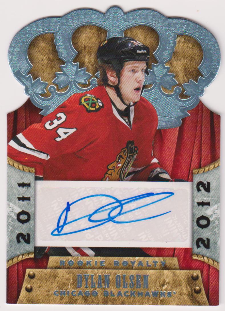 2011-12 Crown Royale #221 Dylan Olsen AUTO RC (image for) 2011-12 Crown Royale #221 Dylan Olsen AUTO RC